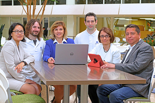 Internet marketing team