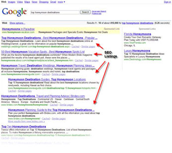 Google SERP in 2014