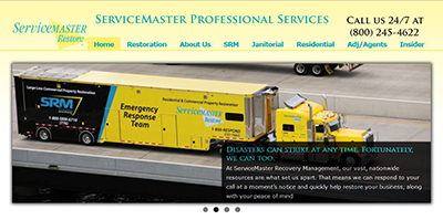 ServiceMaster Website Redesign by Proceed Innovative