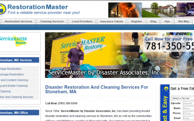 ServiceMaster by Disaster Associates, Inc. in Stoneham, MA Joins RestorationMasterFinder.com