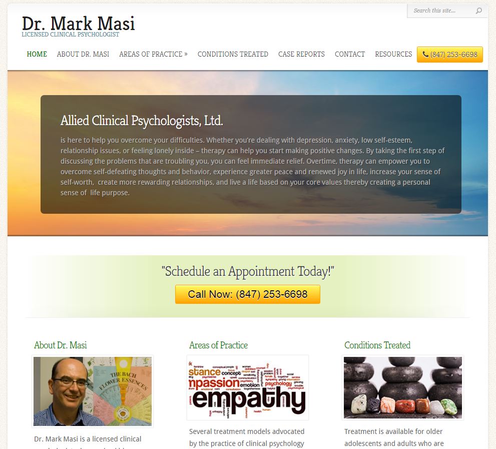 dr masi - seo web design project