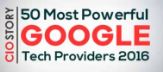 50 Most Powerful Google Tech Providers in 2016