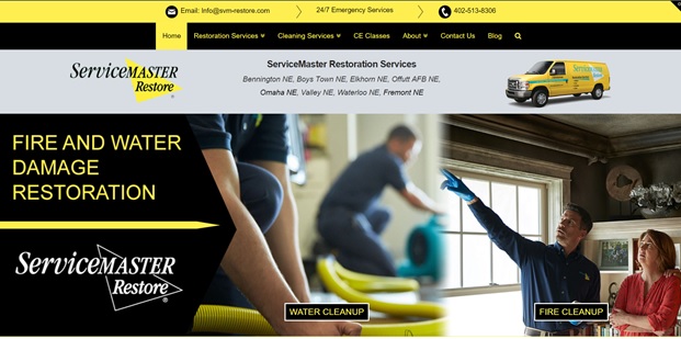 ServiceMaster Restoration Services SEO and Web Design Case Study