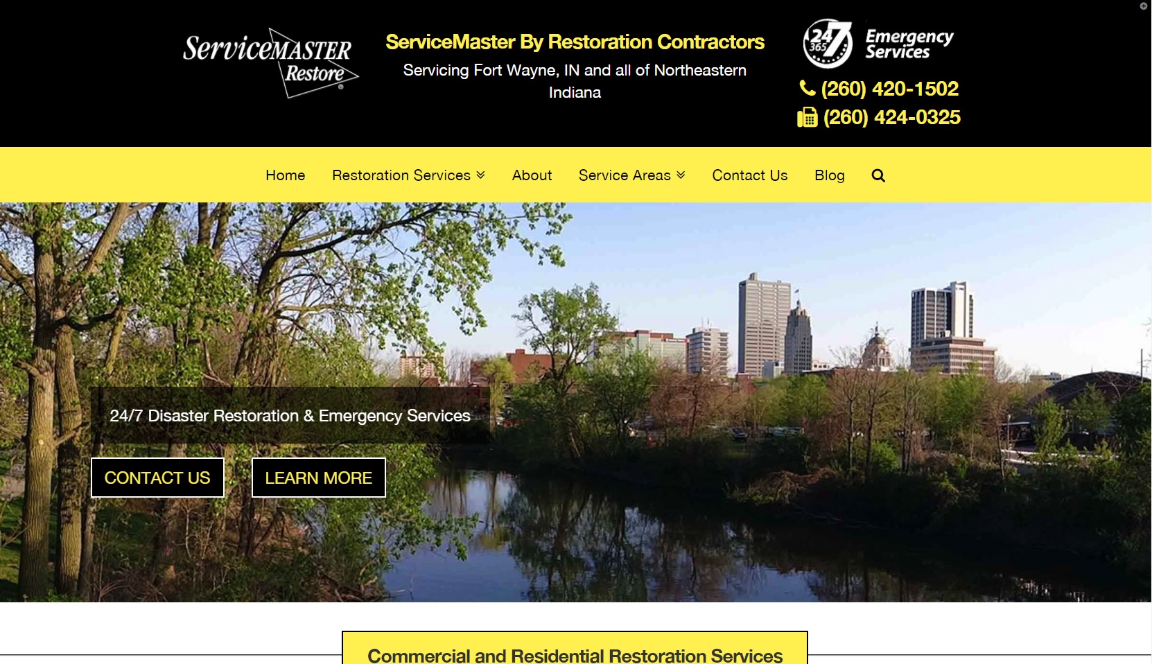 Case Study Insurance Agency Website Design Screenshot of Evergreen Computing case study examples page