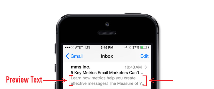 email preview text