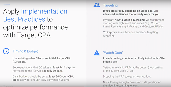 Optimize Performance with Target CPA