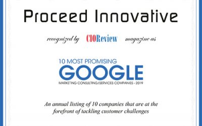 Proceed Innovative Named One of the 10 Most Promising Google Marketing Consulting Companies of 2019