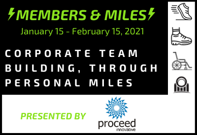 Proceed Innovative is the Presenting Sponsor for the Members & Miles Virtual Mile Competition