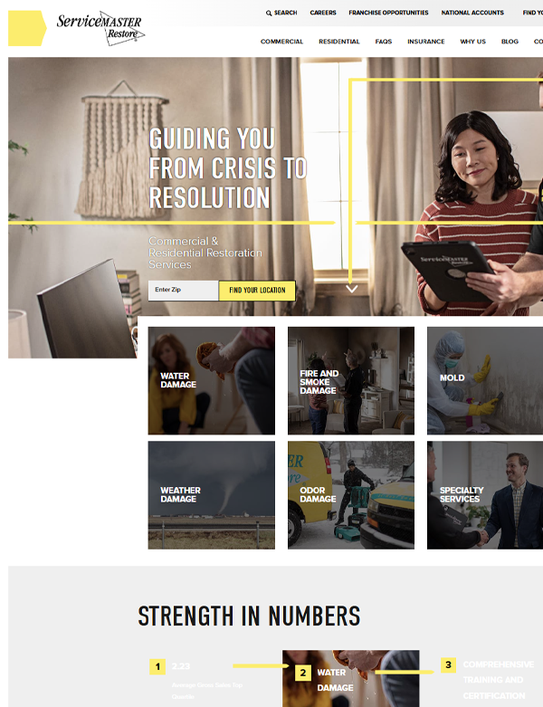 Servicemaster restore