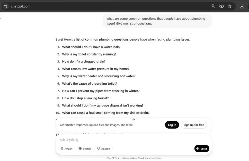 chatgpt faqs