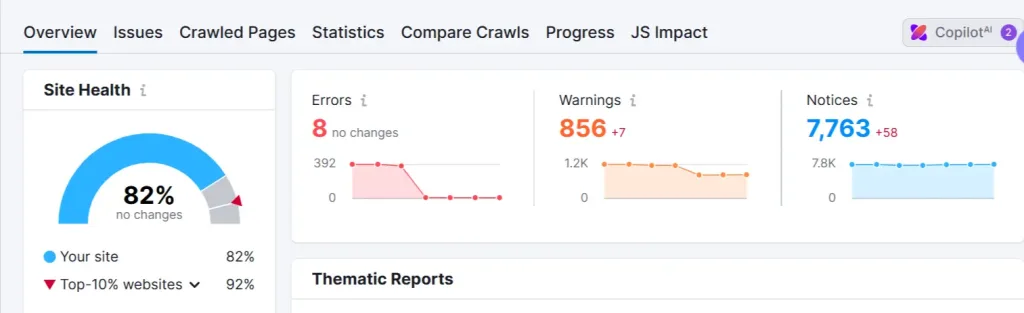 site health