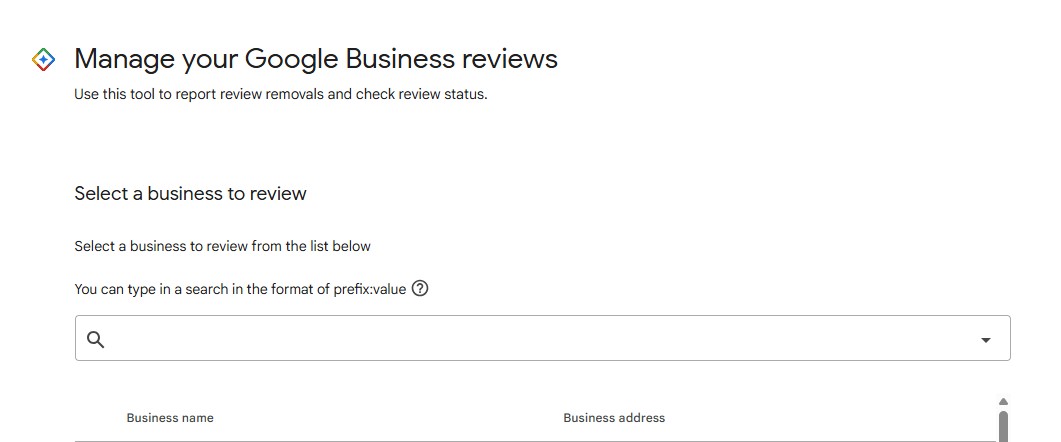 manage review from list